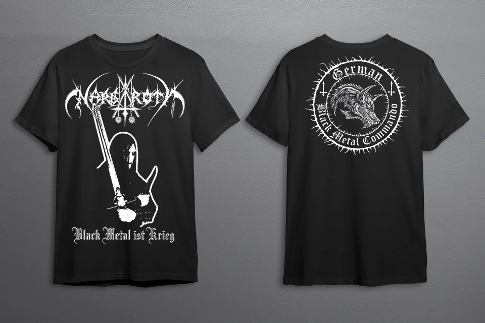 Nargaroth Black Metal Band Black Metal Ist Krieg T-Shirt S-2XL