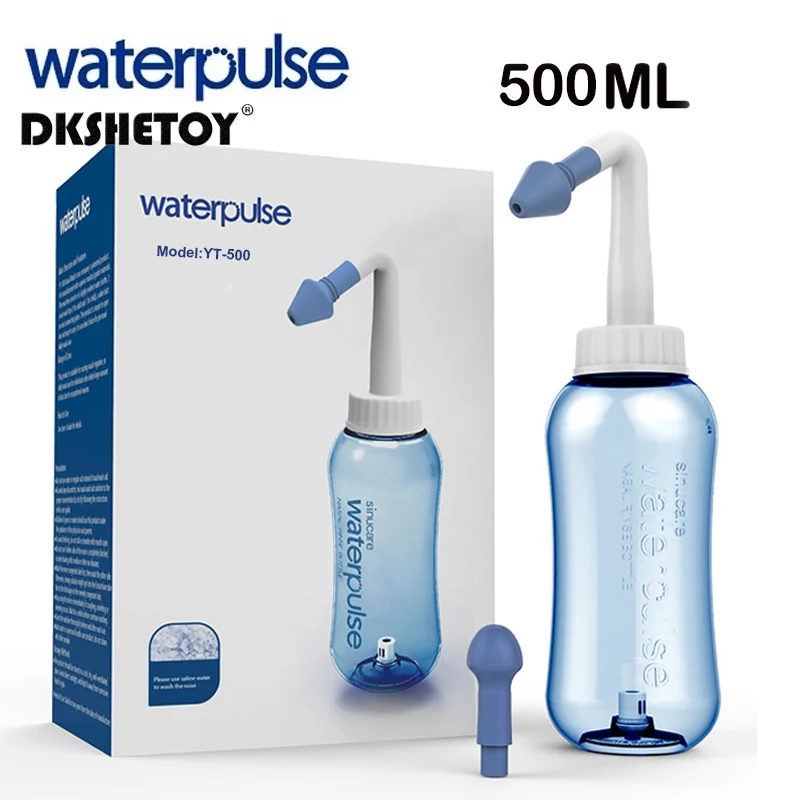 500ML Nasal irrigator waterpulse Rinse Bottle Nasal Wash Cleaner Nose Protector Avoid Allergic Rhinitis Adults Children Neti