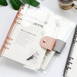 A5A6 B5 Oro rosa con pagina interna da 90 fogli Notebook Planner Organizer Raccoglitore Libri Diario Diario Forniture per ufficio Notebook