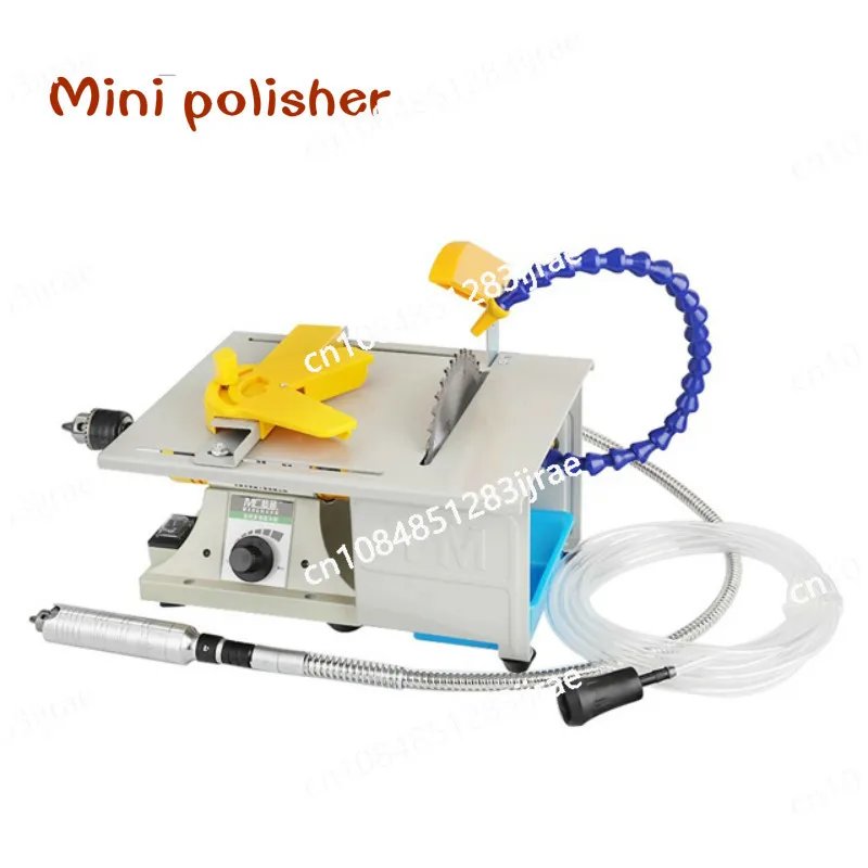 Mini 850W Multifunction  Table Saw Stone Polisher Jade Engraving Machine Grinding Machine Table Saws  Cutting Machine for Free