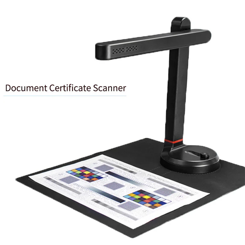 Portable Book Scanner Document Max A3 Size with Smart OCR Led Table Desk Lamp for Family Home Office High-speed camera