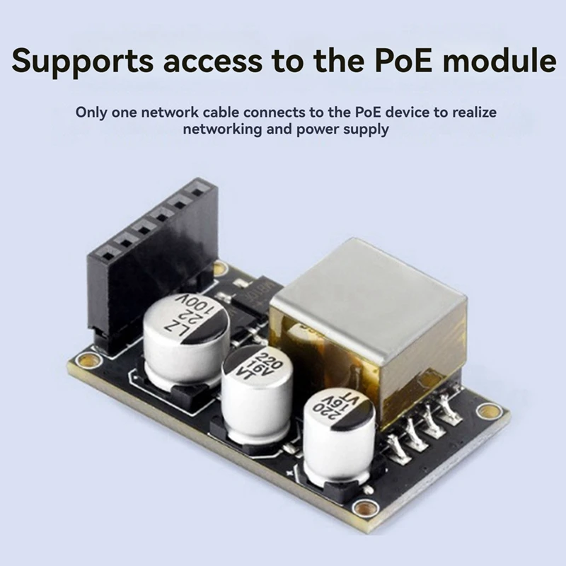 ESP32-S3 Ethernet Development Board With POE Module Supports Wi-Fi Bluetooth POE Dual-Core Plate Load Type-C Interface