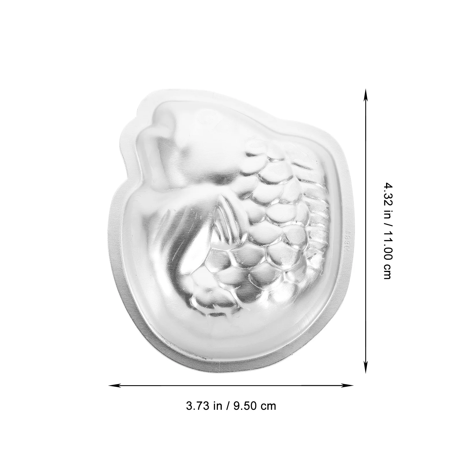 

2Pcs Aluminium Alloy Fish Shape Rice Cake Mold Heat-Resistant Pudding Jelly Making DIY Baking Tool Kitchen Supply