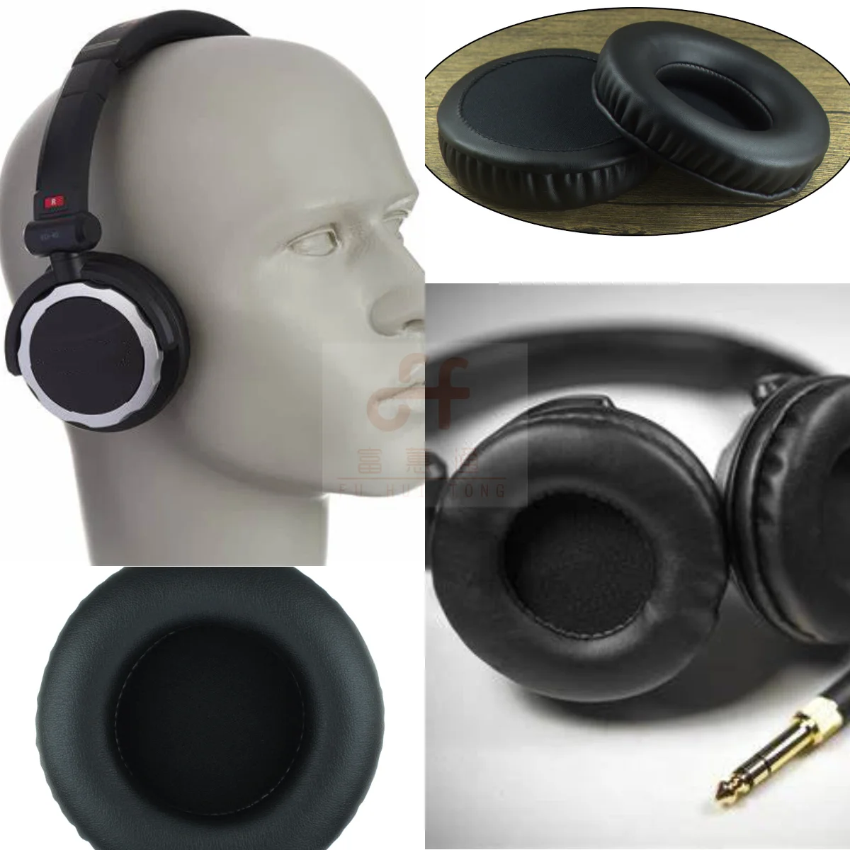 Soft Leather Ear Pads Foam Cushion Covers EarMuff For Allen&Heath XD-40 Headphones