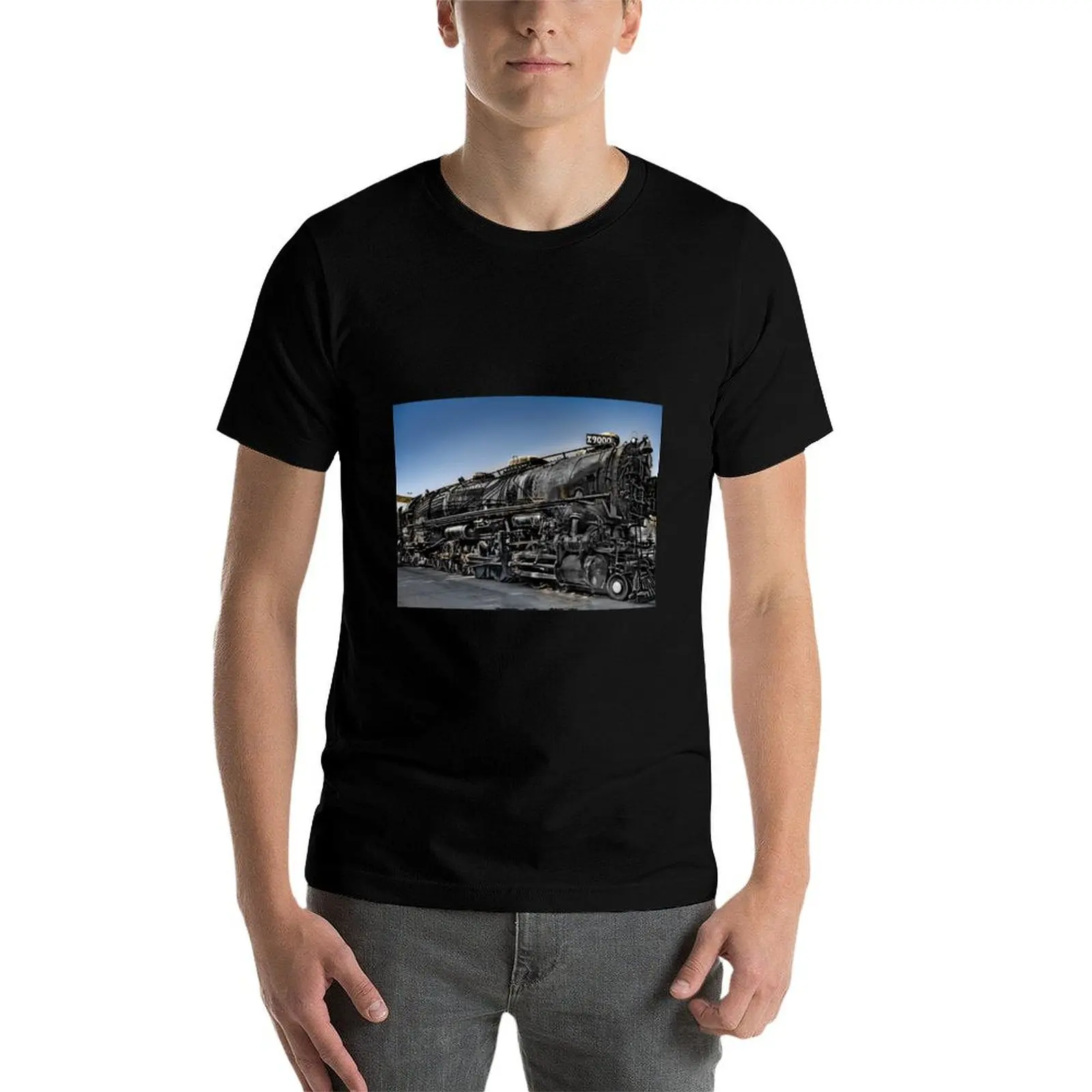 

Union Pacific Steam Locomotive No. 9000 - Rail Giants Train Museum, Pomona, CA, USA T-Shirt man t shirt graphic T-Shirt