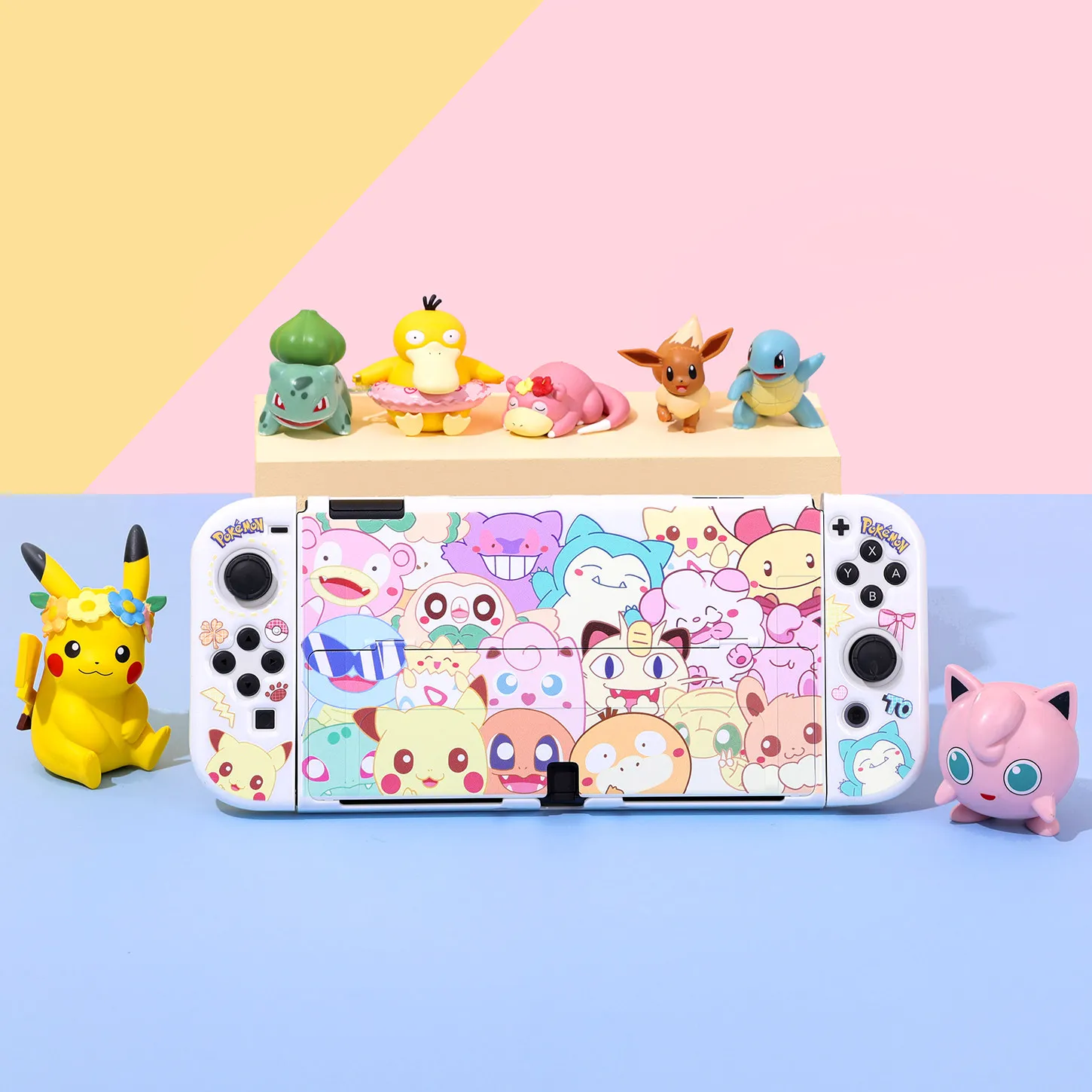 

Защитный чехол-разделитель Cartoon Switch 2 для Nintendo Switch 2/OLED, милый ударопрочный чехол для Joy-Con, аксессуары для игровой консоли