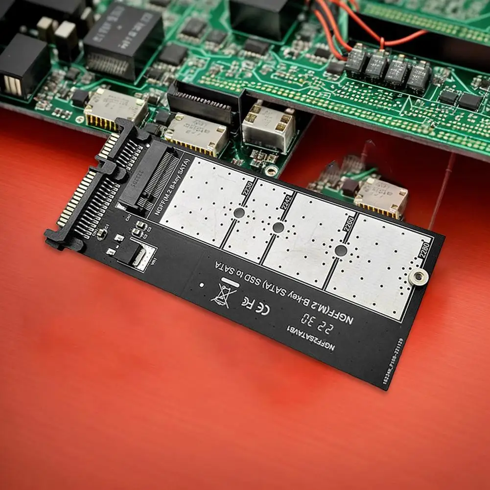 Low Power Consumption Ssd Adapter M.2 Ngff to Sata Adapter Card with Screwdriver B Key Ssd Converter 2.5 Inch Sata Iii for M.2