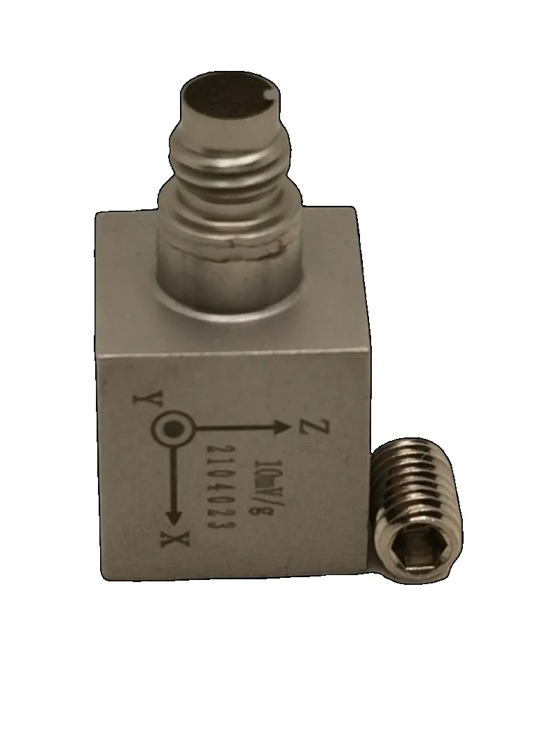 

YK-YD50T Charge IEPE three-axis acceleration sensor module PCB industrial piezoelectric three-way vibration accelerometer cable