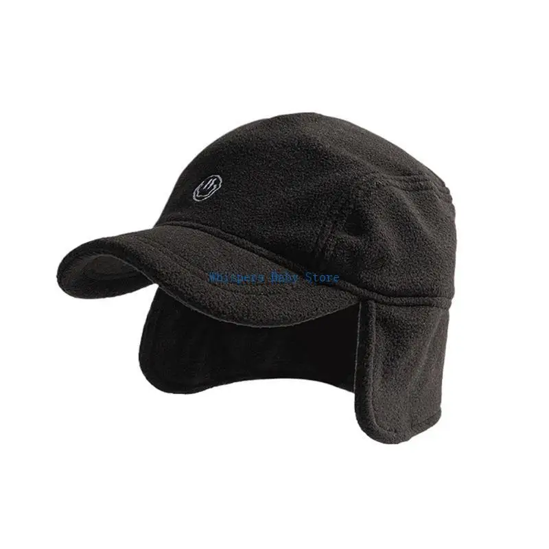 U90E Unique Furry Hat Hip Hop Baseball Caps Highlight for Trendsetting 2000s Warm Baseball Caps Sports Hat Photo Props
