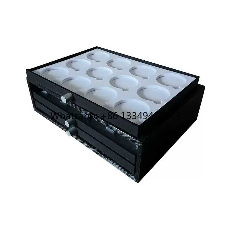 Professional Optical Display Case: Eyewear Color Sample & Lens Display Box (70mm)