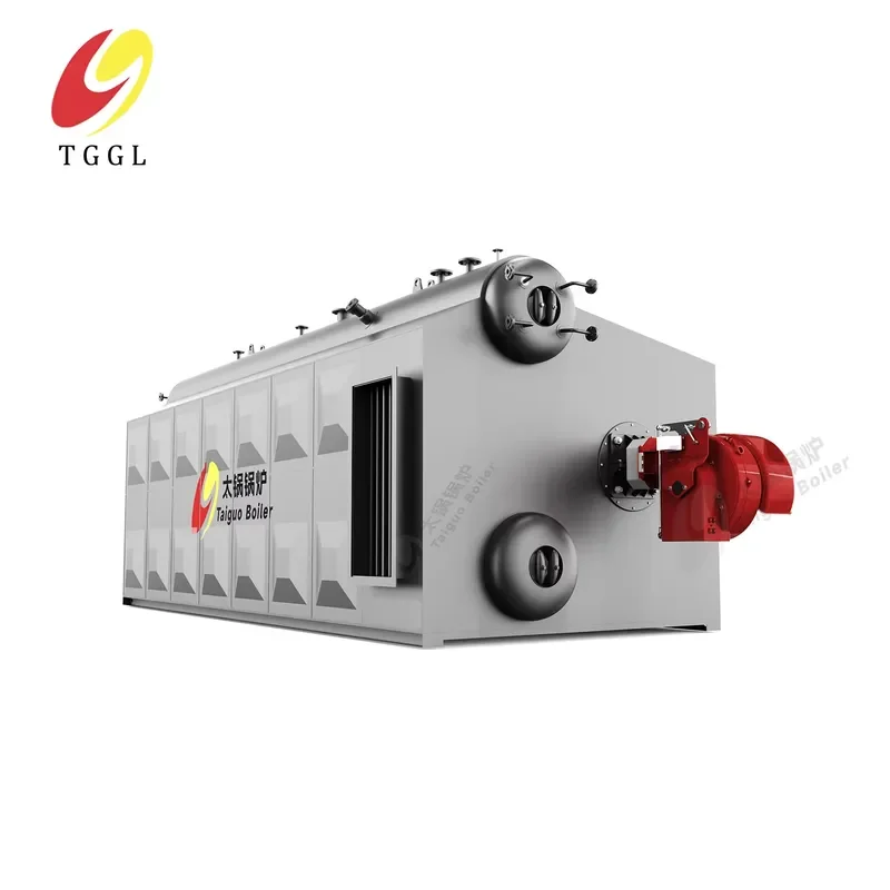 i Taiguo Industrial Automatic New Double Drum Horizontal Water Tube High Pressure Natural Steam Boiler