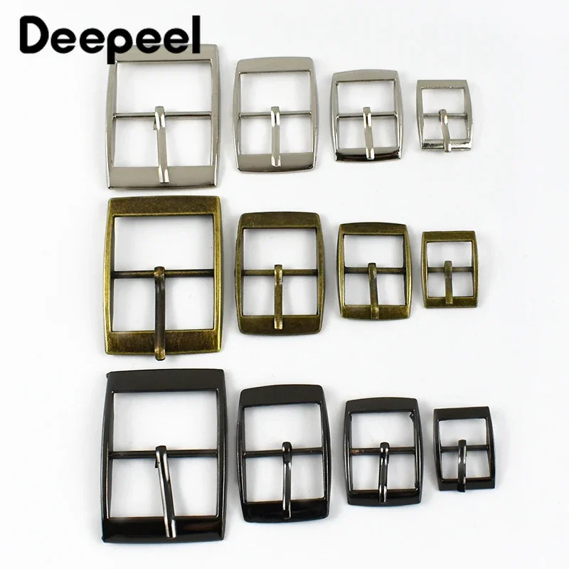 5/10Pcs 15/20/25/30mm Belt Buckle Metal Pin Buckles for Bag Strap Adjust Clasp Dog Collar Webbing Hook DIY Hardware Accessories