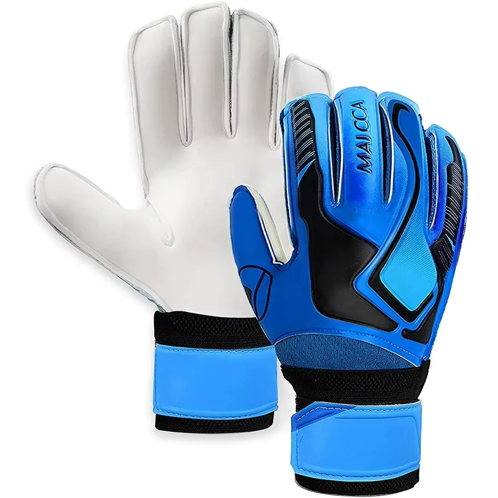 

1 Pair Soccer Goalkeeper Football Training Gloves Thickened Wear-resistant Non-slip Fitness Gloves With Protector Goal Keeper