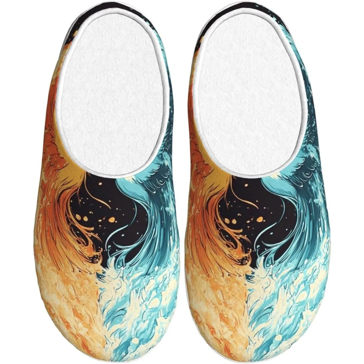 

Fire Phoenix Women’s Cozy Slippers Soft Cotton Indoor & Outdoor House Slippers With Anti-Slip Sole