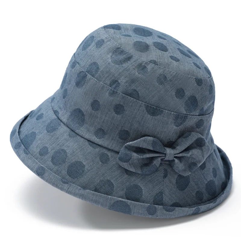 Mom Hat Women's Spring/summer Bucket Hat Short Brim Thin Cloth Cap Hat For The Elderly Grandma Bucket Hat Sun Hat