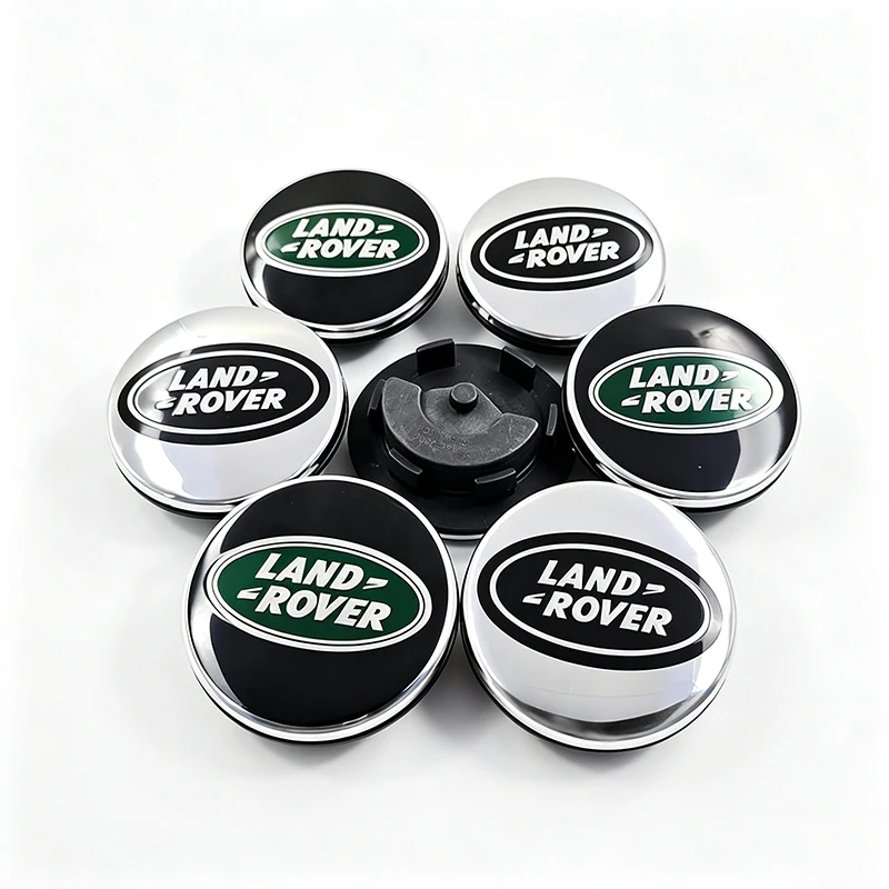 4 pièces 62mm Cache-moyeux de roue flottants avec emblème pour Landrover SVR Discovery Velar Evoque Range Rover L322 L405 L320 2 4 LR2