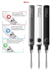 무선 충전 전기 납땜 인두, USB 5V8W 고속 충전 리튬 배터리, 휴대용 수리 용접 도구