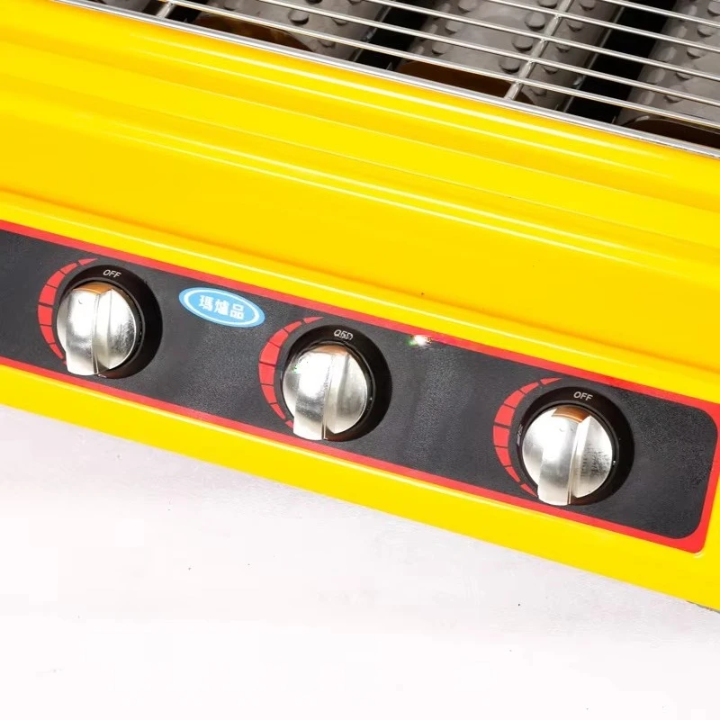 High Quality Professional Commercial & Home Use Flat Top Smokeless Indoor Gas BBQ Grills Fun Home Made Hotel Restaurant Supplies 4