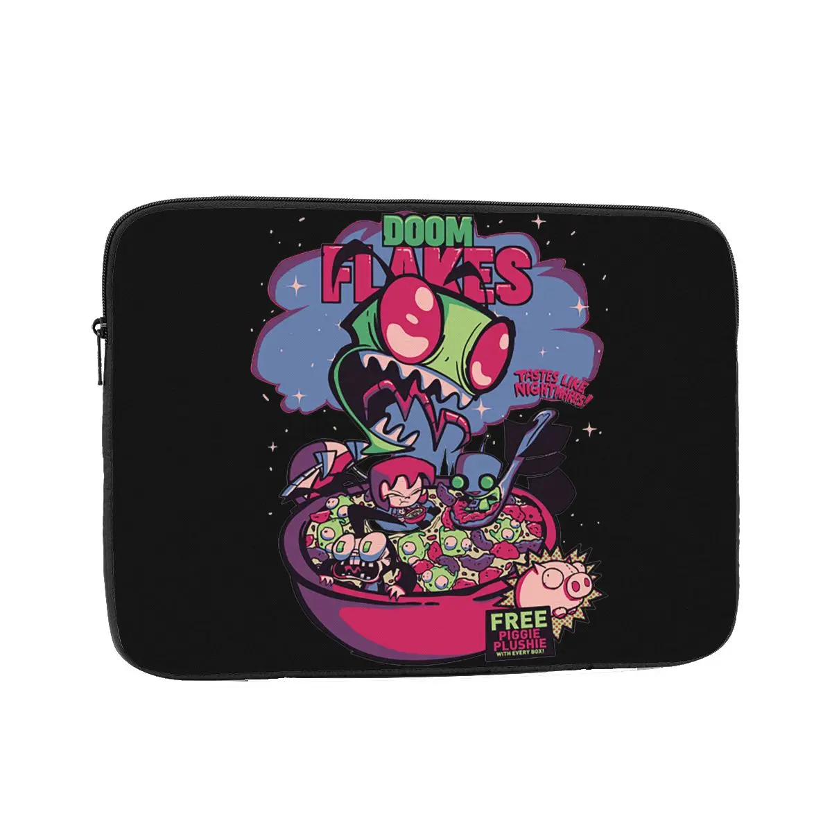 Invader Zim 12 13 15 17 Inch Laptop Bag Sleeve Notebook Sleeve Cover Bag Flakes Shockproof Case Bag