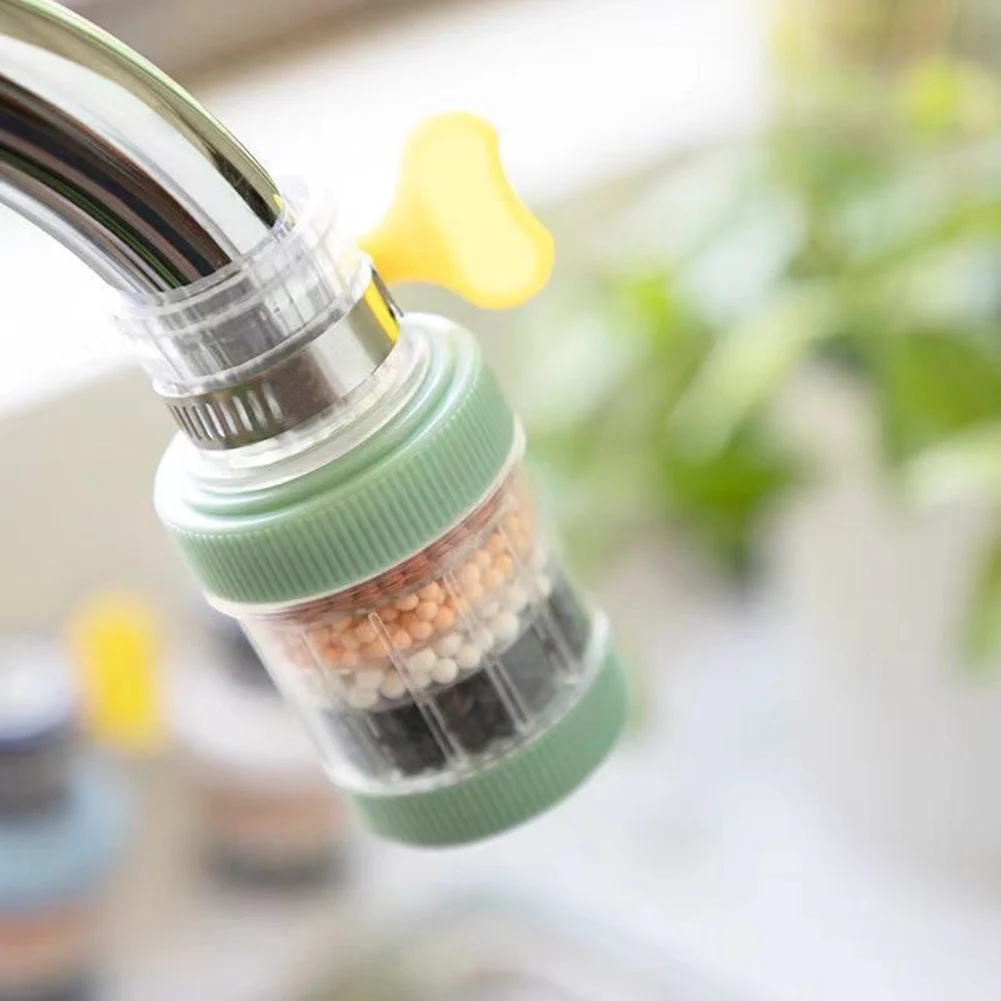 Boquilla de filtro de agua de 6 capas para grifo, Espumador de cocina, purificador de agua Universal para ducha, accesorios de cocina para el hogar