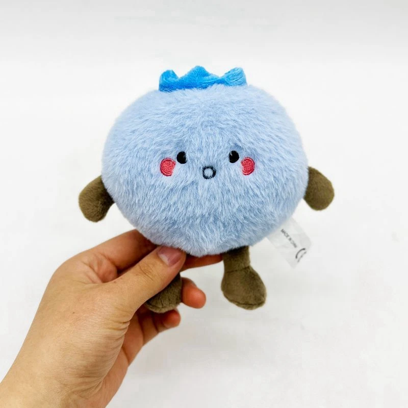 14 cm super carino piccolo mirtillo peluche decorazione della tavola di frutta prima educazione bambola per bambini regalo perfetto per i bambini