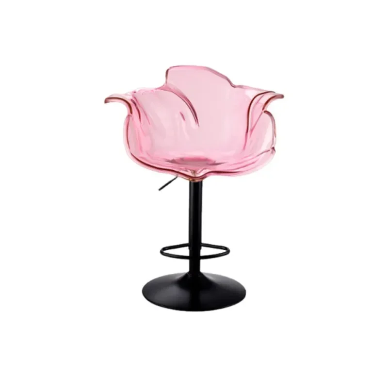 Nordic light luxury liftable dining designer small apartment back cafe island transparent acrylic