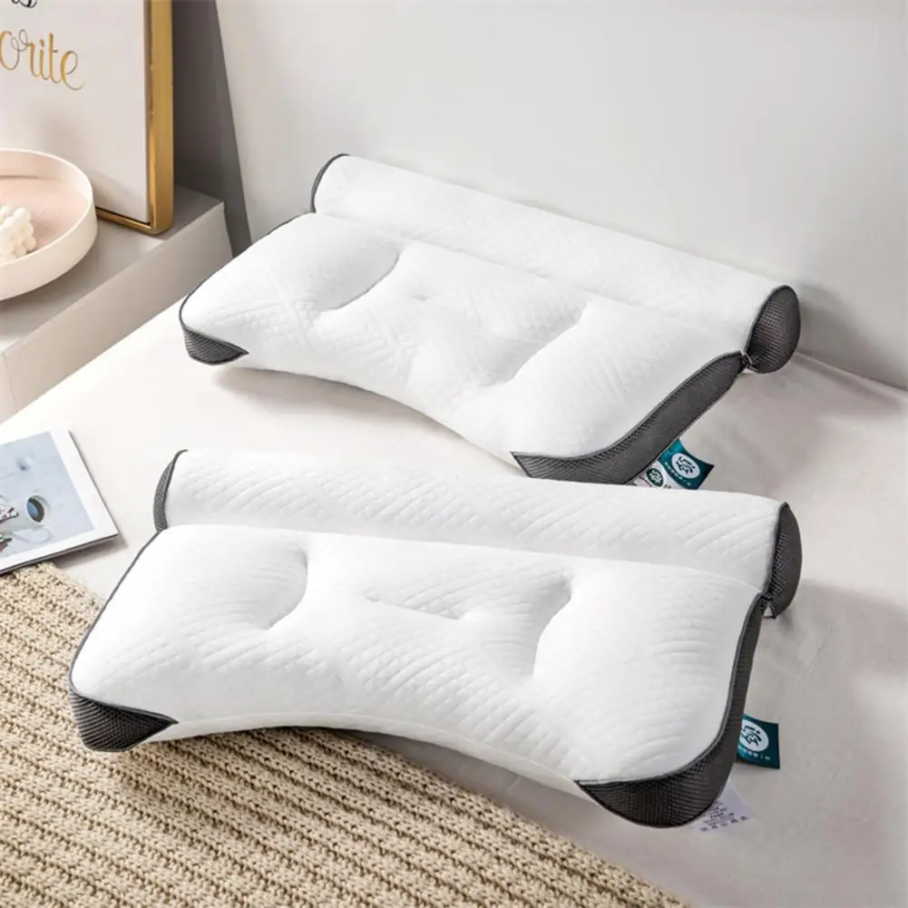 Ergonomic Neck Support Pillow Ergonomic Memory Foam Neck Support Pillow Cervical Protection Cushion for Side Back Stomach