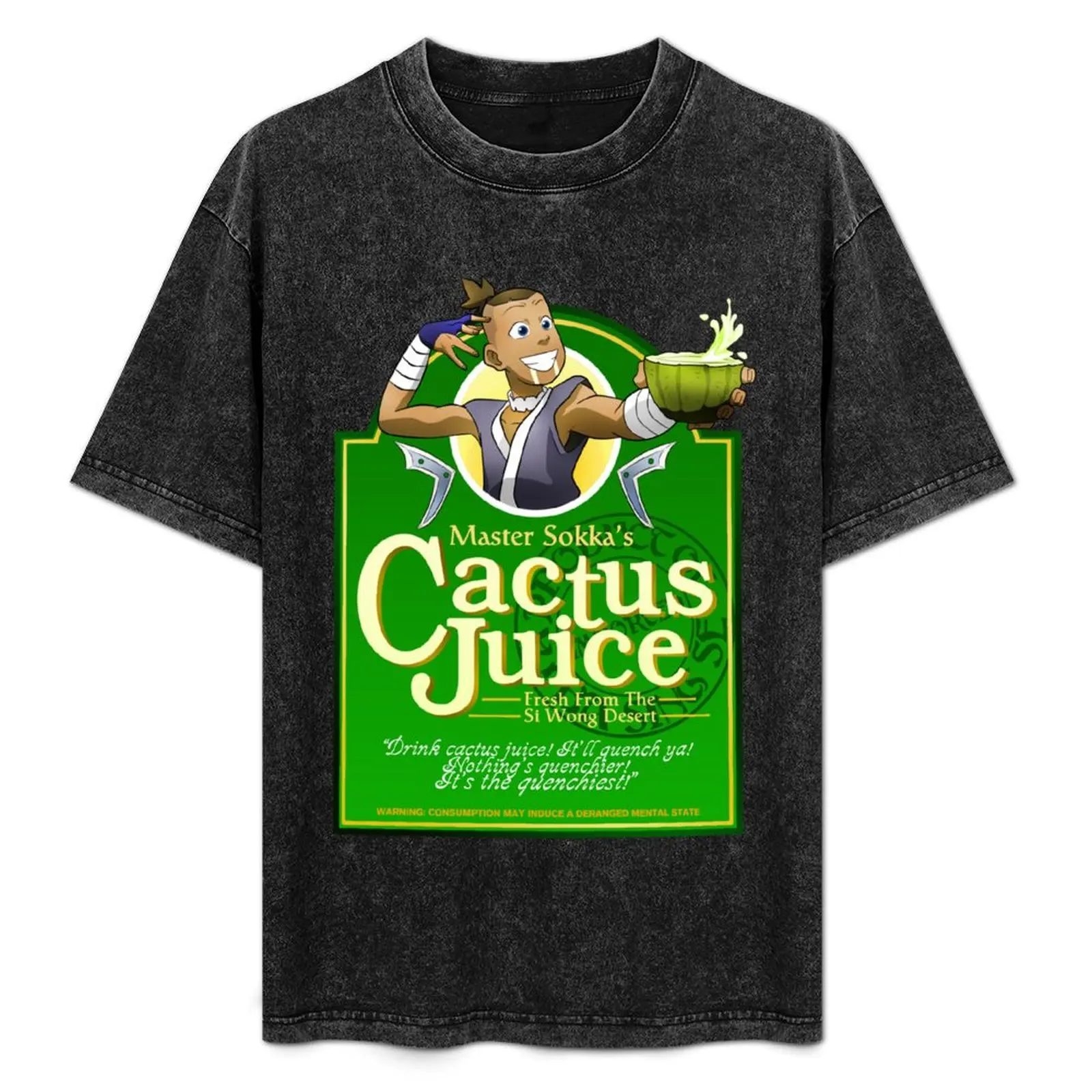 

Master Sokka's Cactus Juice T-Shirt cotton graphic tees Funny t-shirt cheap stuff fruit of the loom mens t shirts