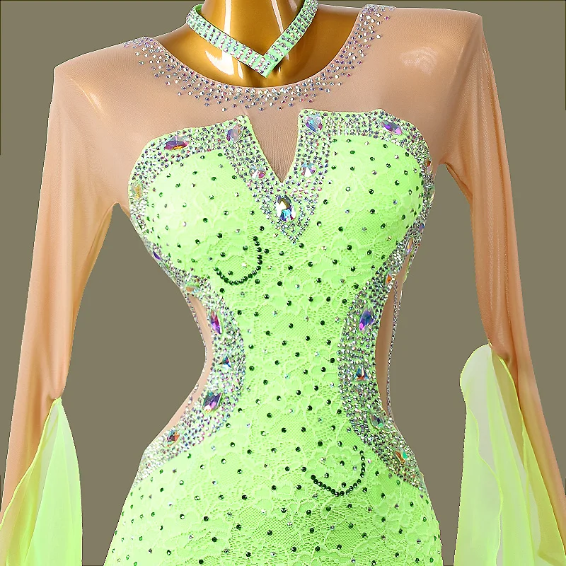 New Modern Dance Dress  Standard Ballroom Dance Dress Women Tango Dress Waltz Competition Performance Costumes Ballroom Dress