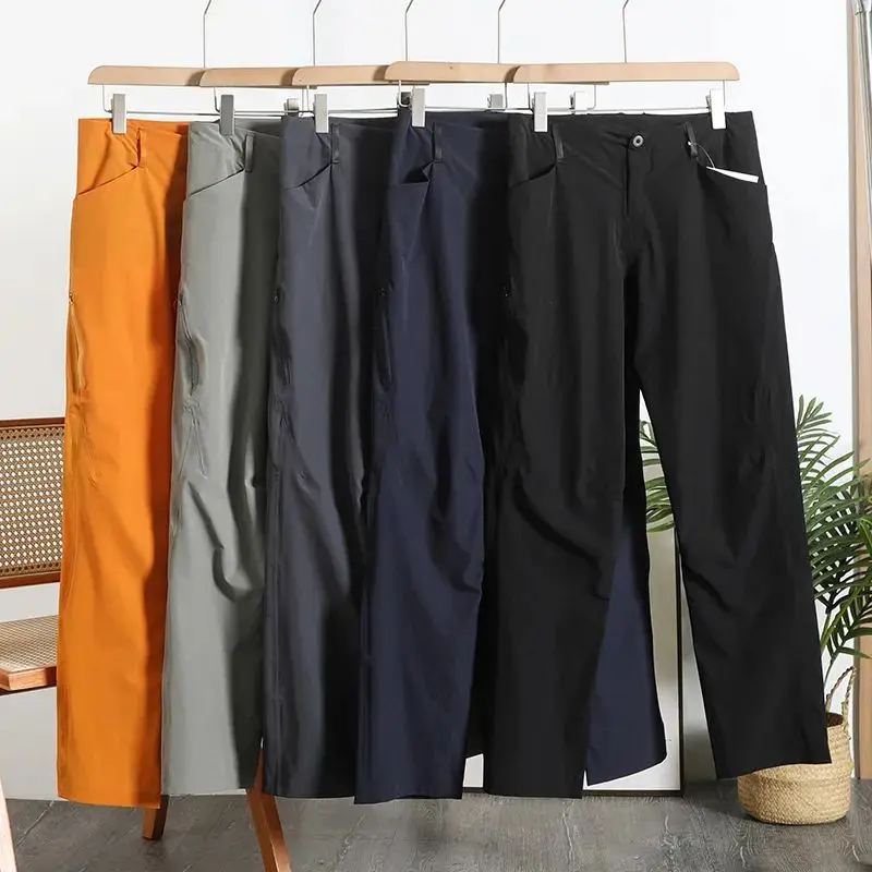 

Multipurpose Men's Full Pressure Adhesive Summer Quick Drying Elastic Pants Soft Shell Charging Trousers Mountain Climbing Strid