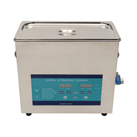 Ultrasonic Cleaner with 6.5L Stainless Steel Tank, 40kHz Frequency, Full Wave & Degas Modes, Timer Function, LED Display, Touch