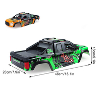1/7 RC Car Body Shell Cover with Stickers for ZD Racing MX-07 for RC Car MX07 Original Parts RC Car Body Shell Cover