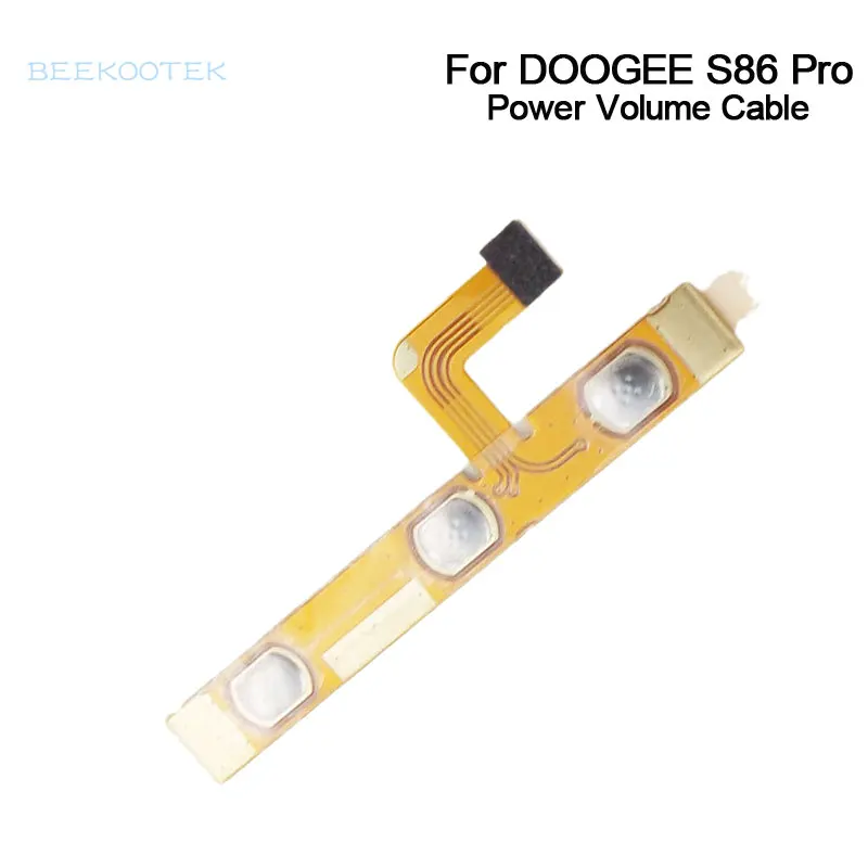 New Original power on/off+ volume FPC Key up/down button flex Cable FPC Repair Replacement Accessories For Doogee S86Pro Phone