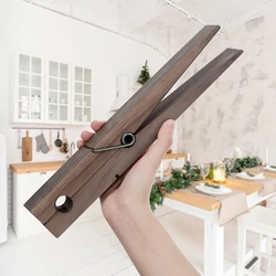 Large Wood Clothespin Bath Towel Holder Anti-run Home Supplies Clothespins for Quilt Blankets Fastener Clothes Pegs