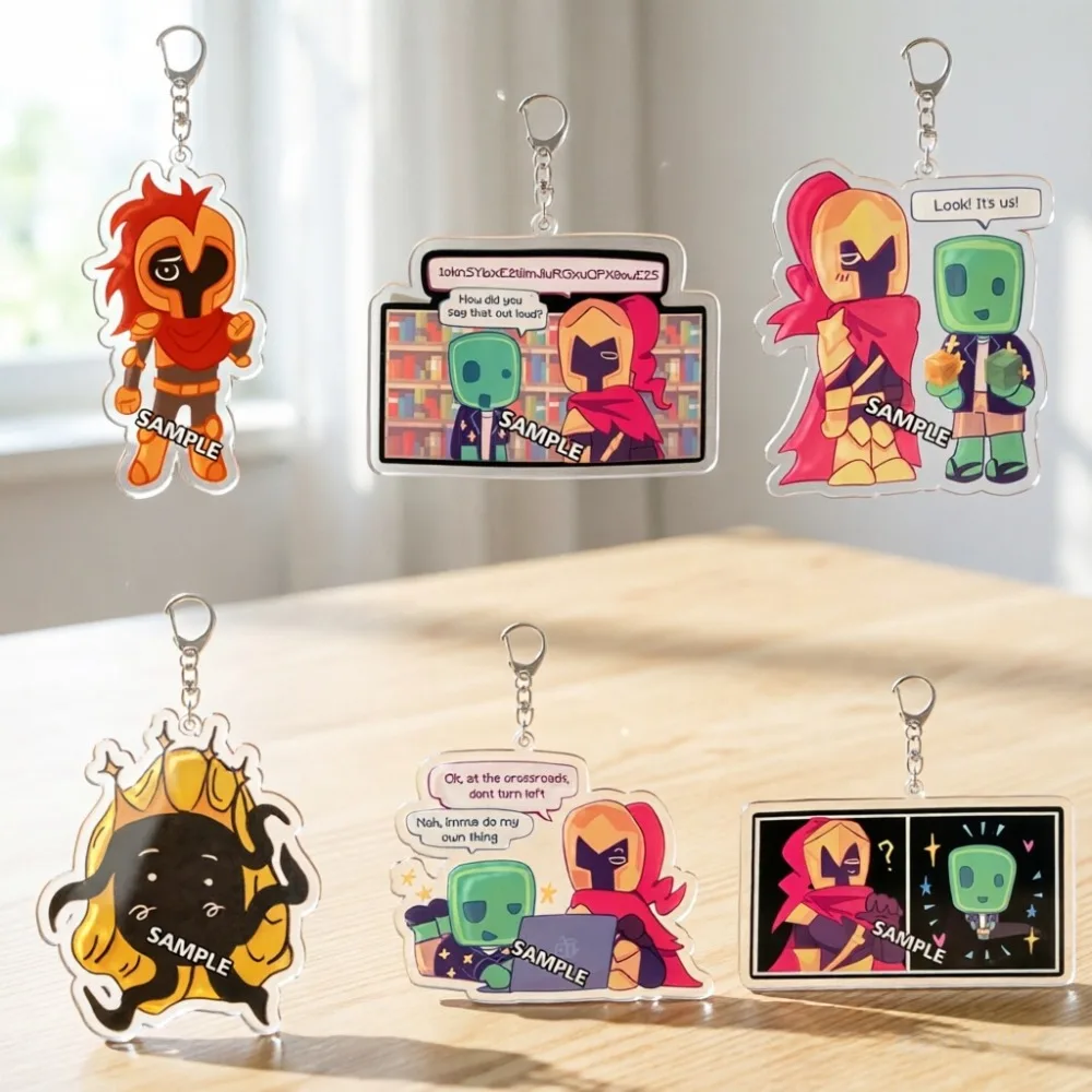Chaveiro de Acrílico Personalizado para ARG Avery D3rlord3, Pingente Criativo de Desenhos Animados, Decoração e Presente Criativo para Festivais