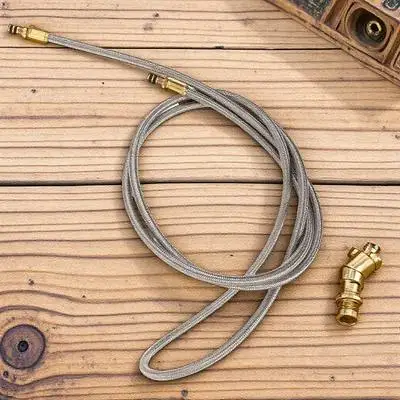 

Outdoor Cylinder Connection Line Camping Accessory Durable Extension Tube Leak Proof Flexible Structure Easy Install For Most