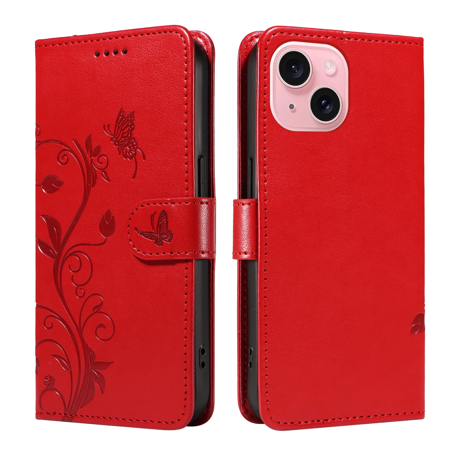 Pop Cute Apricot Blossom Tree Case For Samsung Galaxy A02S A03 Core A03S A04S A04E A05 A05S Wallet Card Slot Phone Protect Capa