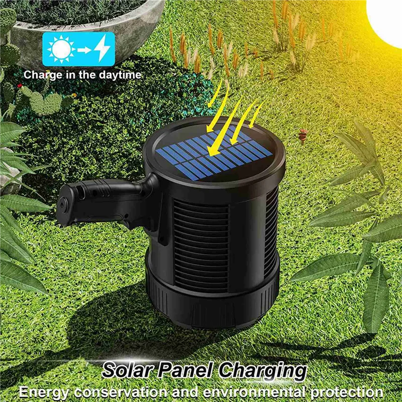

2X Rechargeable Spotlight,100000 Lumens LED Spot Lights Handheld Large Flashlight Super Bright Outdoor Solar Spotlights