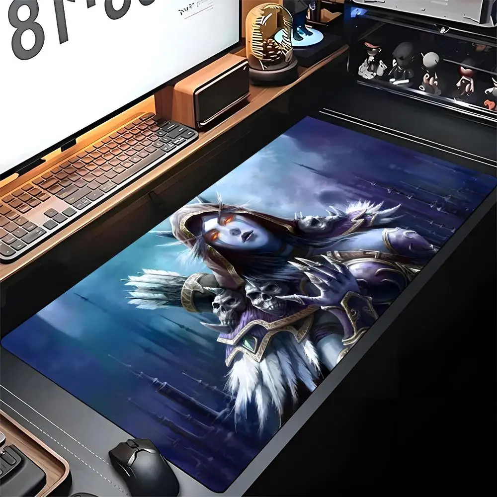 

World Of Warcraft Mouse Pad Edge Big Office Gaming Locking Computer Gamer Large Rubber Art Mousepad Laptop Desk Mat