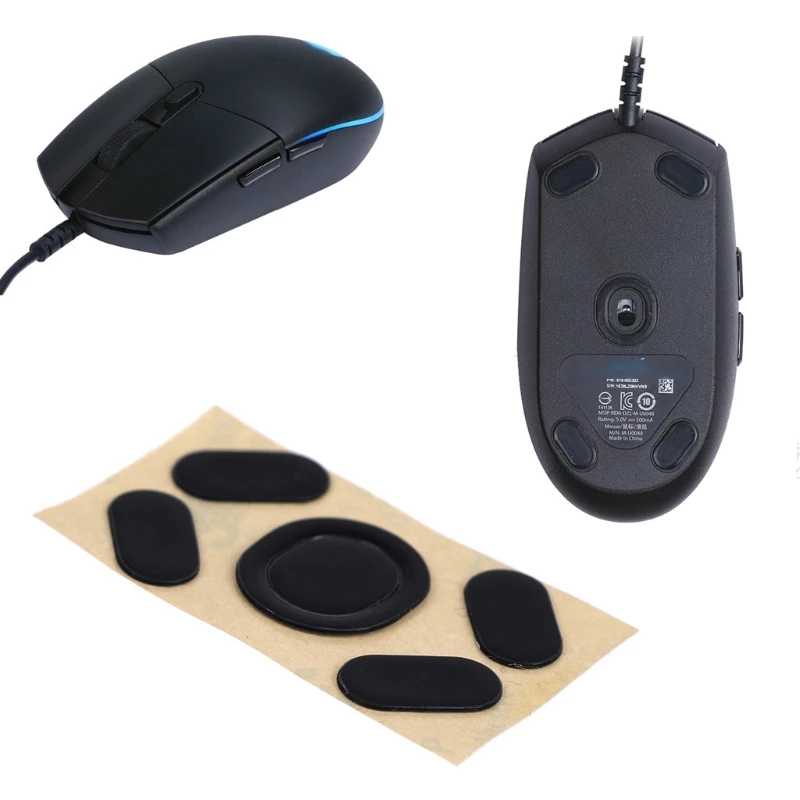 2023 Nieuwe Muis Voeten Vervanging Mouse Skate Pads Afgeronde Gebogen Randen voor G102 Bedrade Gaming Muis