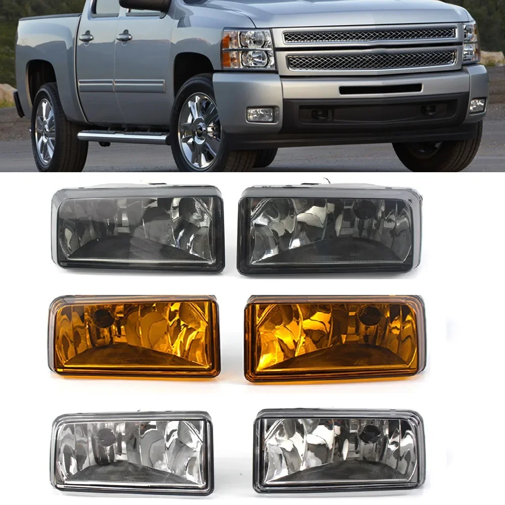 

Front Bumper Foglight Fog lights day light for Chevrolet Chevy Silverado 2007 2008 2009 2010 2011 2012 2013