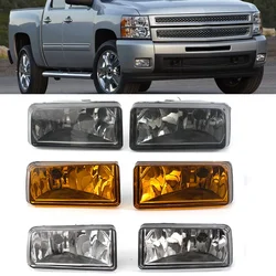 Front Bumper Foglight Fog lights day light for Chevrolet Chevy Silverado 2007 2008 2009 2010 2011 2012 2013