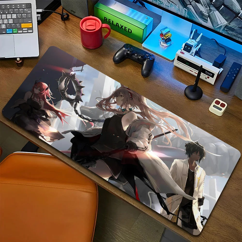 1pc Surtr Arknights Non-slip Mouse Pad Suitable For Office Computers Laptops E-sports Game Desk Mats XXL Keyboard