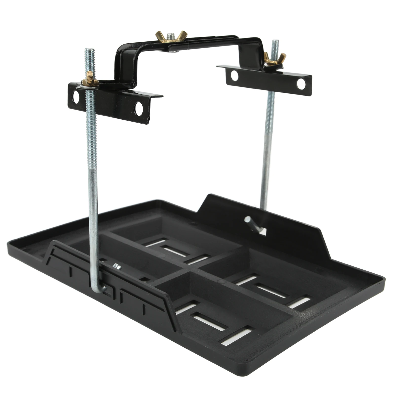 Car Battery Hold Down Tray Bracket Storage Battery Holder Tray Mount Hold Down Clamp Bracket Kit For 27 30 31 Series Batteries