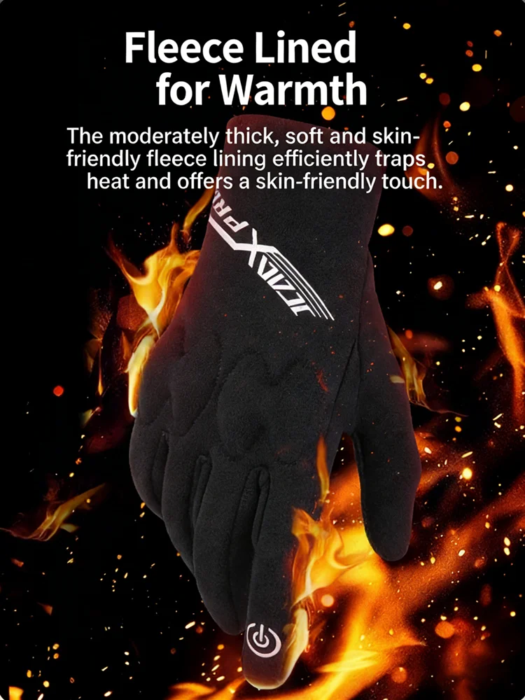 

Winter Motorcycle Gloves Touch Screen Waterproof Windproof Thermal Accessories for Snowmobile Skiing Hiking Men Women Glove