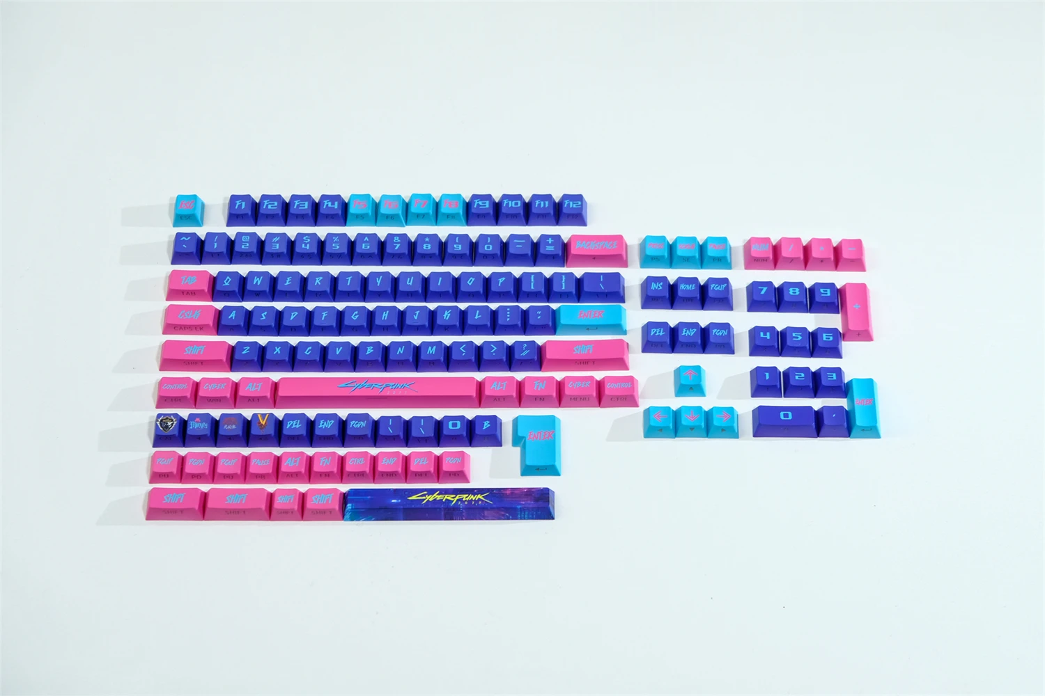 GMK teclas de retroiluminación lateral, perfil de cereza, PBT DYE-SUB para teclado