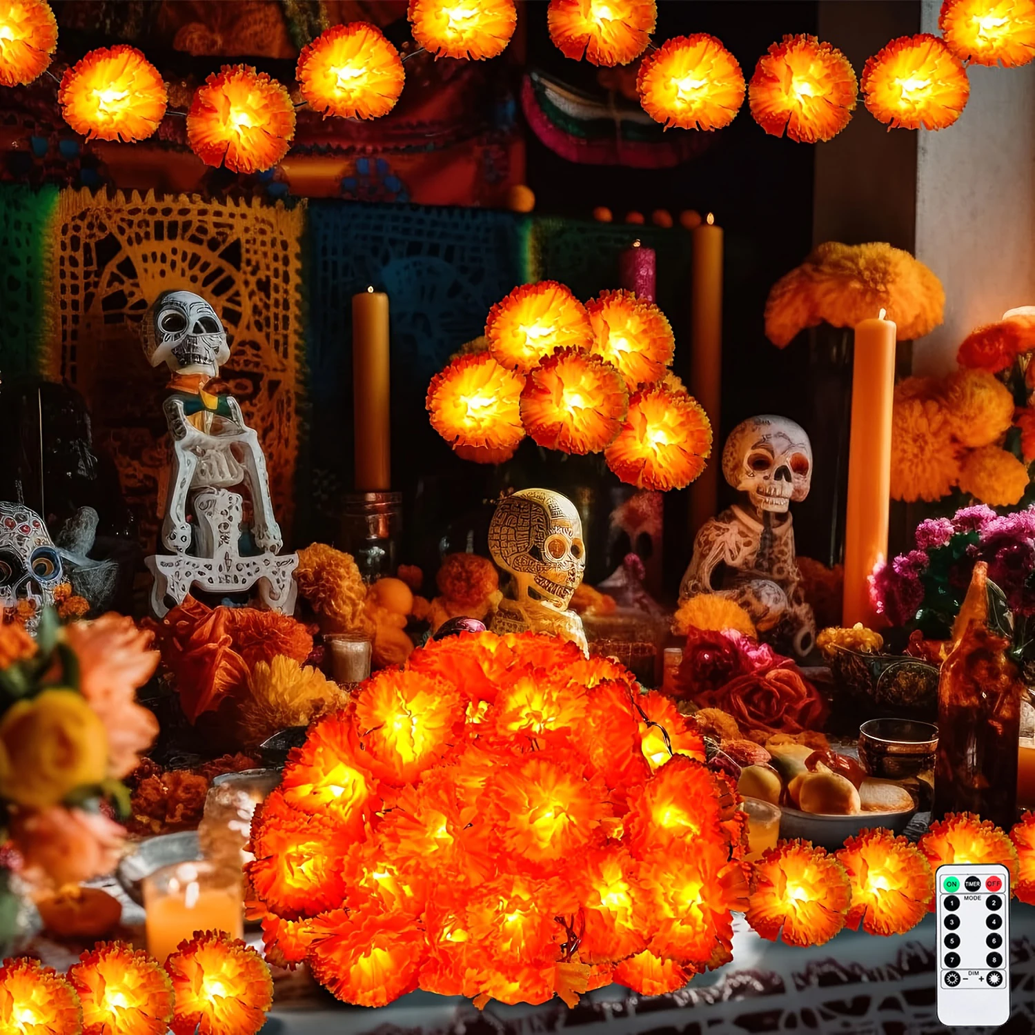 artificial-marigold-floral-string-light-battery-powered-with-remote-control-for-diwali-decor-day-of-the-dead-party-light-garland