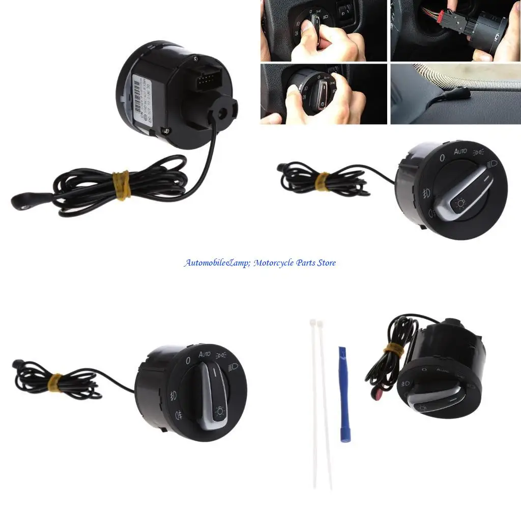 

H7BD Auto Furlight Furlight On/Off Замена выключателя подходит для гольфа 5 6 Mk5 Mk6