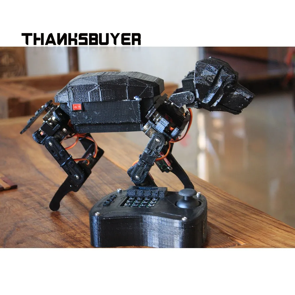 

15DOF Bionic Quadruped Robot Dog Open Source AI Robot for Programming STEM Education