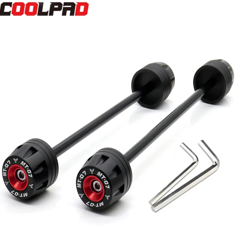 Front Axle Fork Crash Sliders For Yamaha MT-07 FZ-07 MT07 MT FZ 07 Motorcycle Accessories Rear Wheel Hub Anti-Collision Block